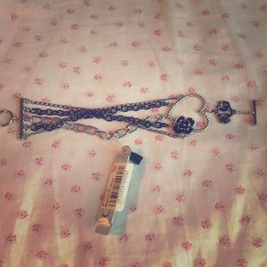 Guess chain and heart bracelet